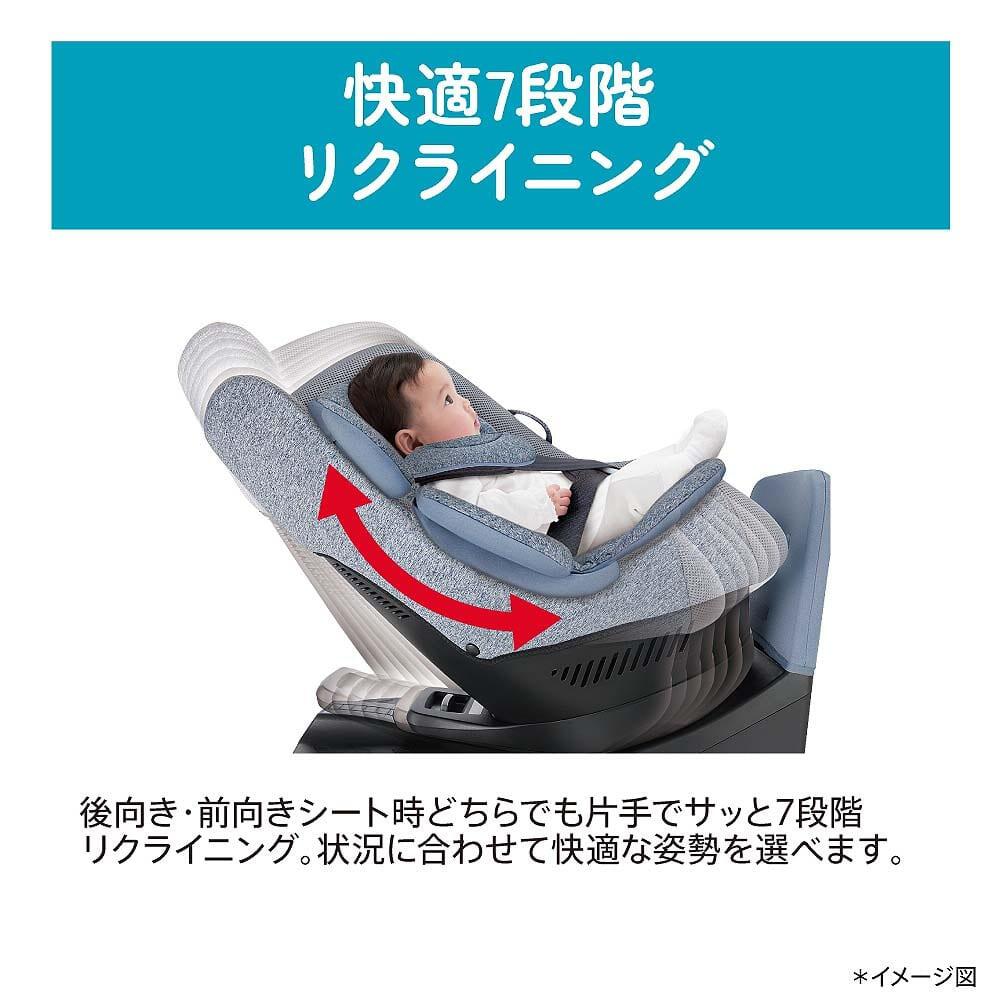 Aprica アップリカ ISOFIX クルリラ プラス ライト (オウルネイビー  