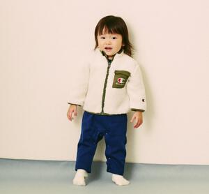 Champion チャンピオン ボアジャケット ナチュラル×90cmベビーザらス限定