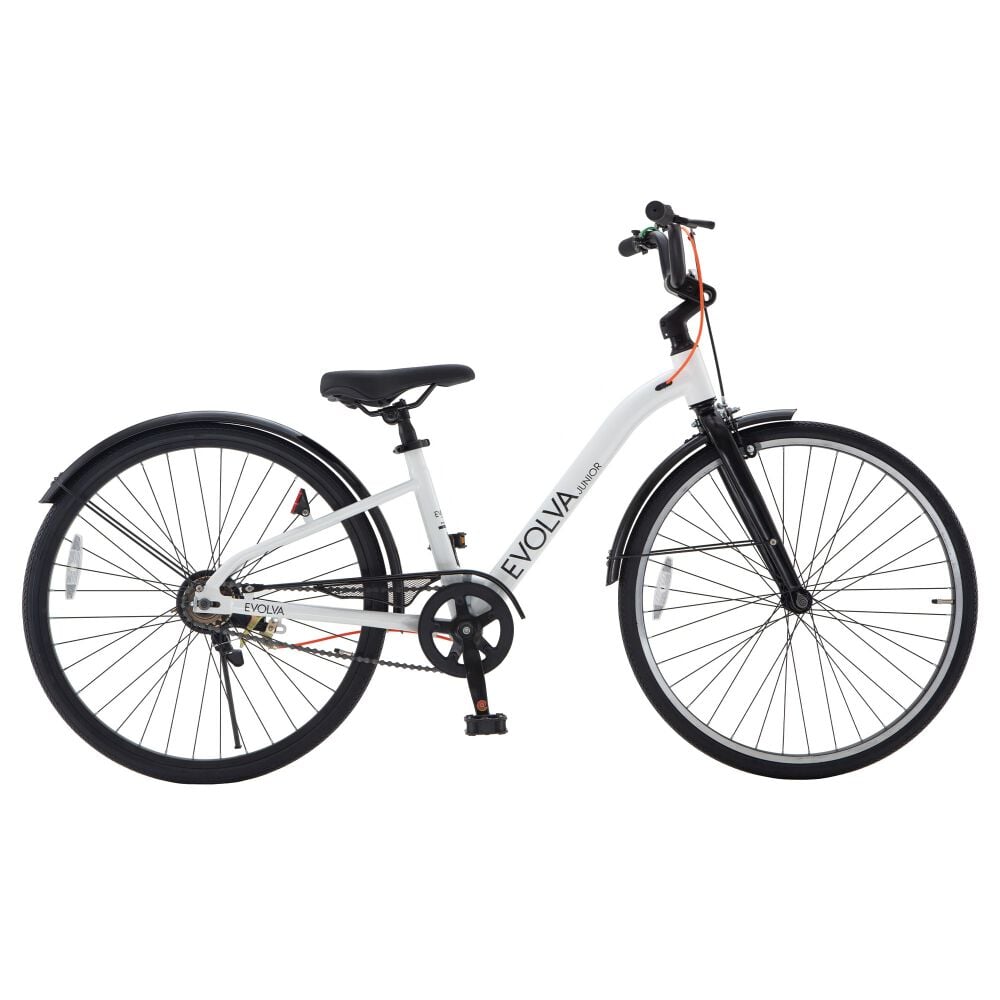 24インチ 身長140cm～168cm 子供用自転車 エボルバジュニア パール