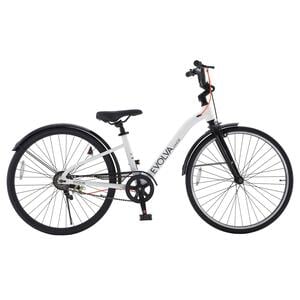 24インチ 身長140cm～168cm 子供用自転車 エボルバジュニア パールホワイト トイザらス限定