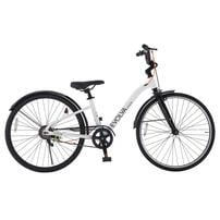 24インチ 身長140cm～168cm 子供用自転車 エボルバジュニア パールホワイト トイザらス限定