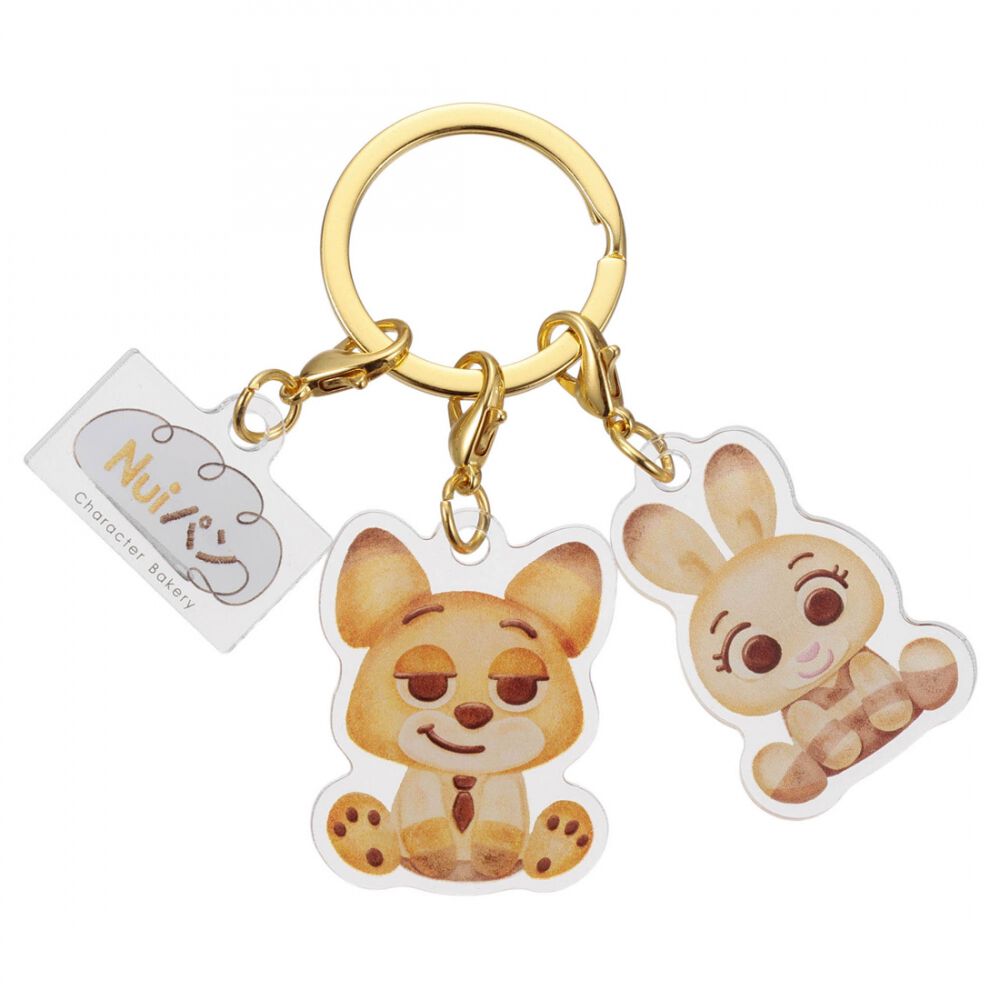 ディズニーキャラクター Nuiパン 3連アクリルキーホルダー