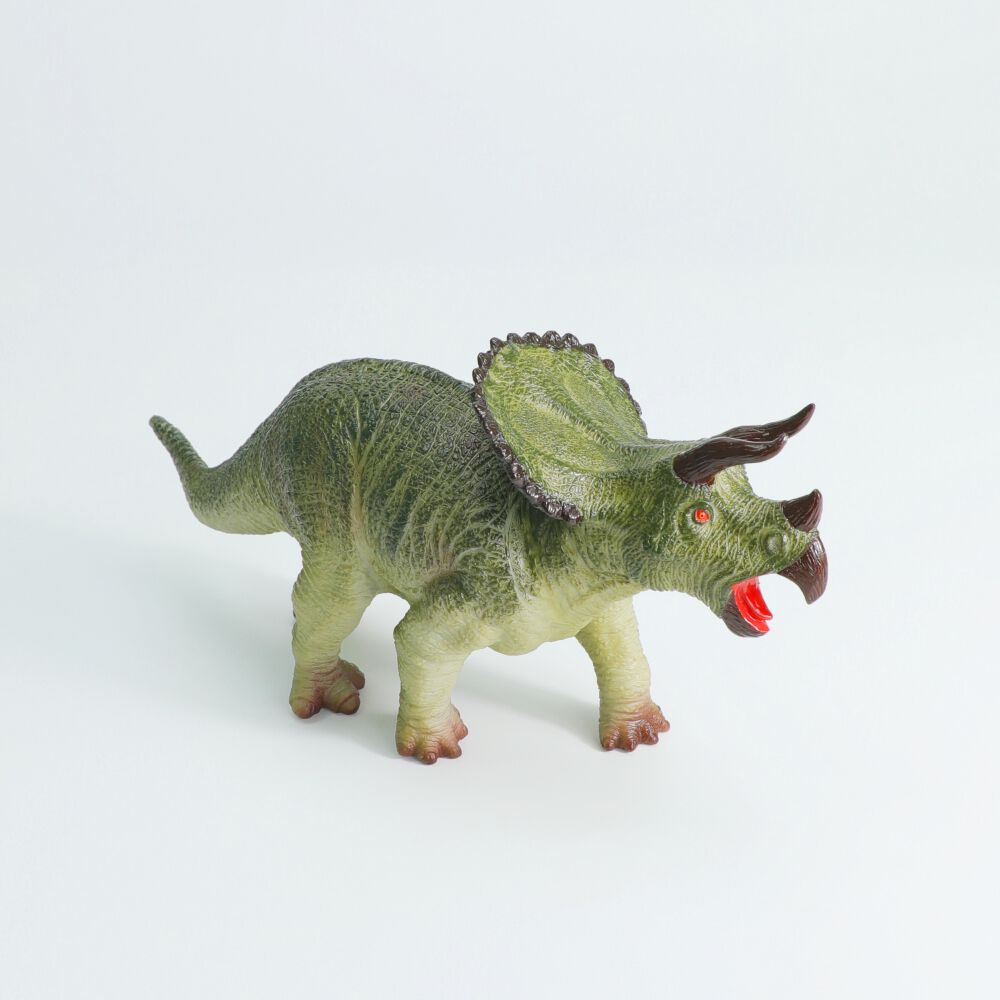 ソフトフィギュアダイナソー トリケラトプス クリスマスプレゼント 3歳