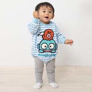 SANRIO サンリオ ハンギョドン 長袖ダルマボディスーツ ブルー×70-80cm ベビーザらス限定