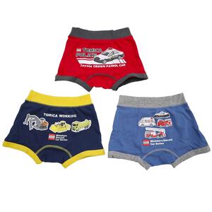 TOMICA トミカ 3枚組ボクサーパンツ(ネイビー×110cm)