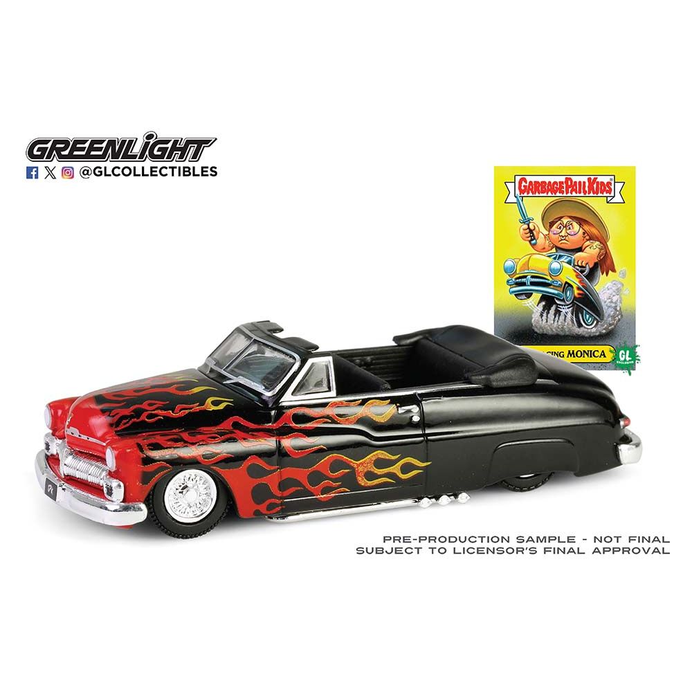 99年リッキーフェンダーソンメッツ24番ラッセル車 GL 1/64 1950 Mercury Eight Convertible Lowrider - Menacing Monica