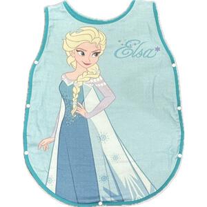 表ガーゼスリーパー　ディズニーエルサ(ブルー×45×60cm)