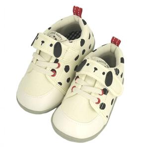 ●ワンベルトシューズ ダルメシアン(ホワイト&times;15.0cm) ベビーザらス限定