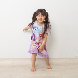 ティニピン ナイトドレス  フリル付き パープル&times;100cm