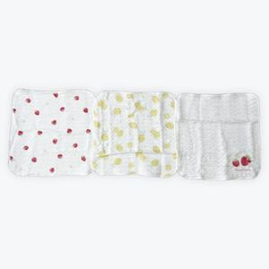 バンブーガーゼ ハンカチ3枚組イチゴレモン ベビーザらス限定