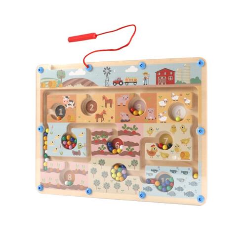 木製どうぶつマグネット迷路ゲーム トイザらス限定