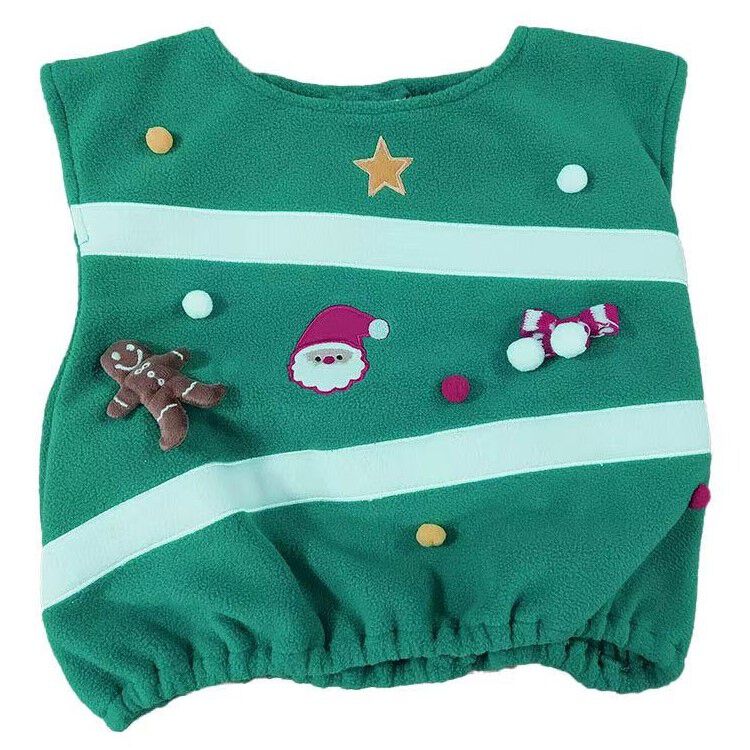 クリスマス スモック ツリー コスチューム キッズ ベビー