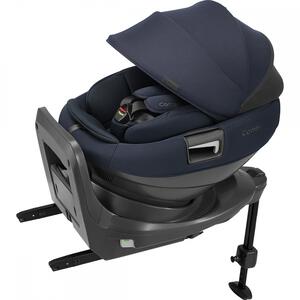 Combi コンビ ホワイトレーベル THE S R129 エッグショック ZF (ネイビー) チャイルドシート ISOFIX固定 R129適合 トラベルシステム対応 セパレート型 新生児～4歳ごろまで