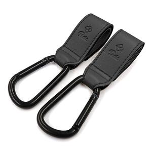 カラビナフック (ブラック-リッチブラック) ベビーカーアクセサリー