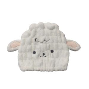 【ブラックフライデー】吸水キャップ 羊 ホワイト
