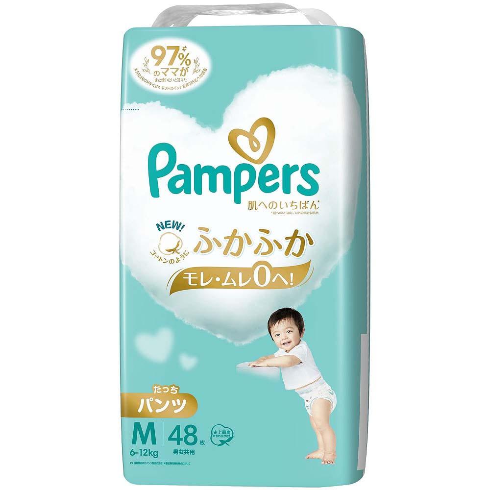 NEW! パンパース 肌へのいちばん スーパージャンボ たっちMサイズ（6 