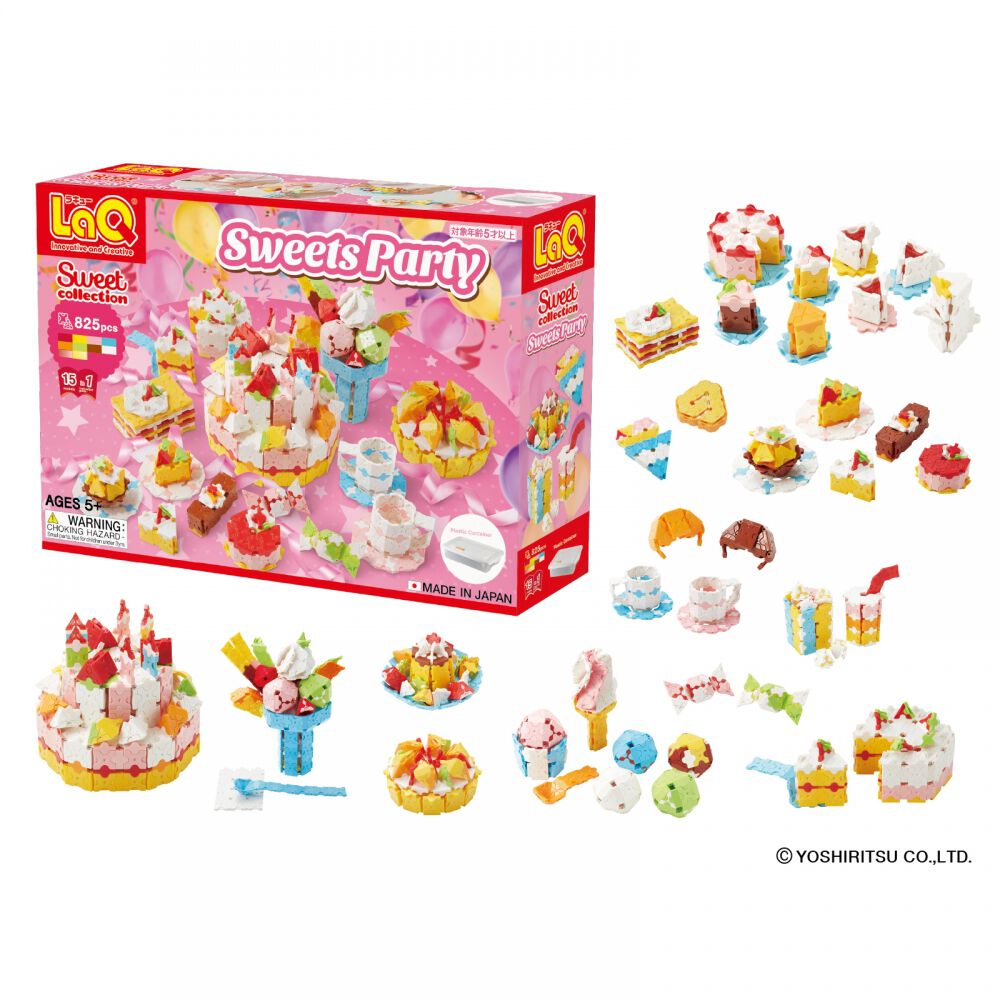 LaQ スイートコレクションスイーツパーティー LaQ スイートコレクション スイーツパーティ プラスチックコンテナVer