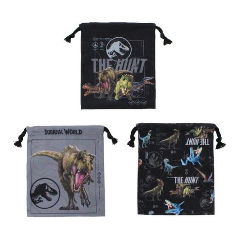 巾着3枚セット ジュラシックワールド