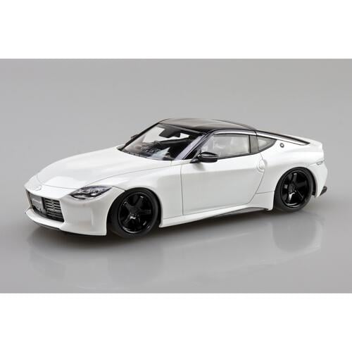 楽プラ スナップキット 1/32 日産 RZ34 フェアレディZ カスタムホイール(プリズムホワイト)