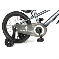 16インチ 身長100～115cm 子供用自転車 マセラティキッズ  スモークグレー MASERATI KIDS16SS－TZ トイザらス限定 補助輪付き自転車 3歳