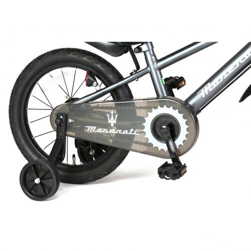 16インチ 身長100～115cm 子供用自転車 マセラティキッズ  スモークグレー MASERATI KIDS16SS－TZ トイザらス限定 補助輪付き自転車 3歳