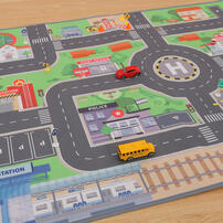 フェルトプレイマット＆ミニカーセット トイザらス限定  3歳 4歳 5歳