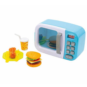 マイストーリー できたかな？くるくる回るよクッキングレンジ ブルー おままごと おもちゃ ハンバーガートイザらス限定