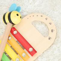 DISNEY HELLO! WOODEN WORLD くまのプーさん ボール落とし&シロフォン トイザらス限定 ギフト 誕生日 プレゼント&nbsp; 1歳 2歳 3歳