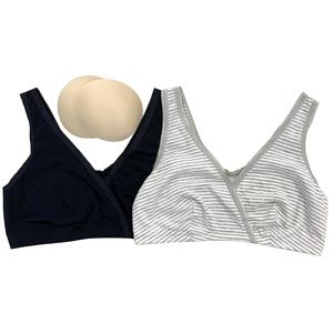 マタニティハーフトップ 2枚組(ネイビー×M-L) ベビーザらス限定