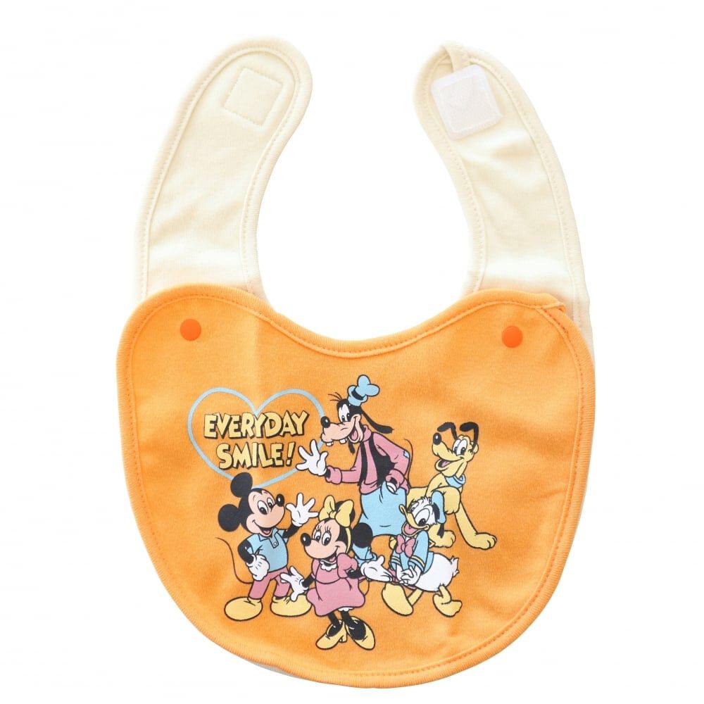 ディズニー パチパチ付け替えスタイ 4枚組 ミッキーミニー(ミッキー