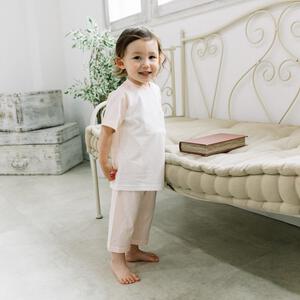 半袖腹巻付きパジャマ モンキーパンツ うさぎ柄(ピンク&times;90cm)ベビーザらス限定