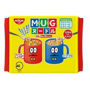 マグヌードル 4食入り（コンソメしょうゆ×2／シーフード×2）1歳半から大人 マグでカンタン ミニラーメン 日清食品 即席麺 子供 キッズフード