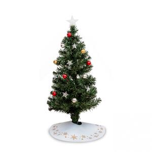 クリスマスツリー 100cm 小さく分割ファイバーツリー LED おしゃれ 北欧 簡単収納 トイザらス限定