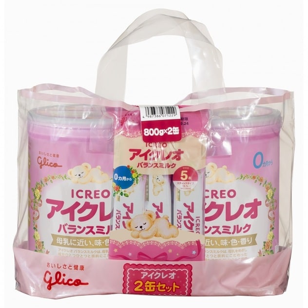アイクレオ バランスミルク（800g×2缶パック）スティック5本付【粉ミルク】【送料無料】