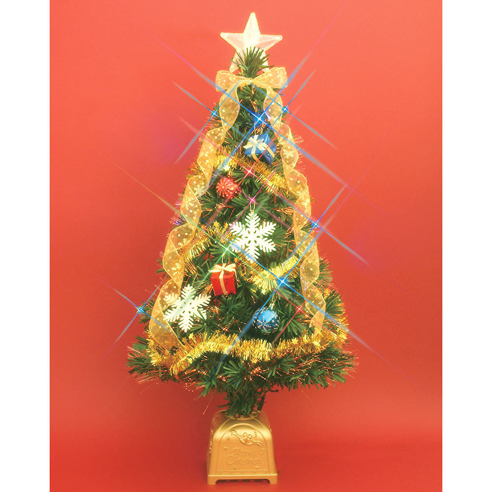 【クリアランス】【クリスマスツリー】トイザらス限定 90cm ファイバーツリー カラフル【送料無料】