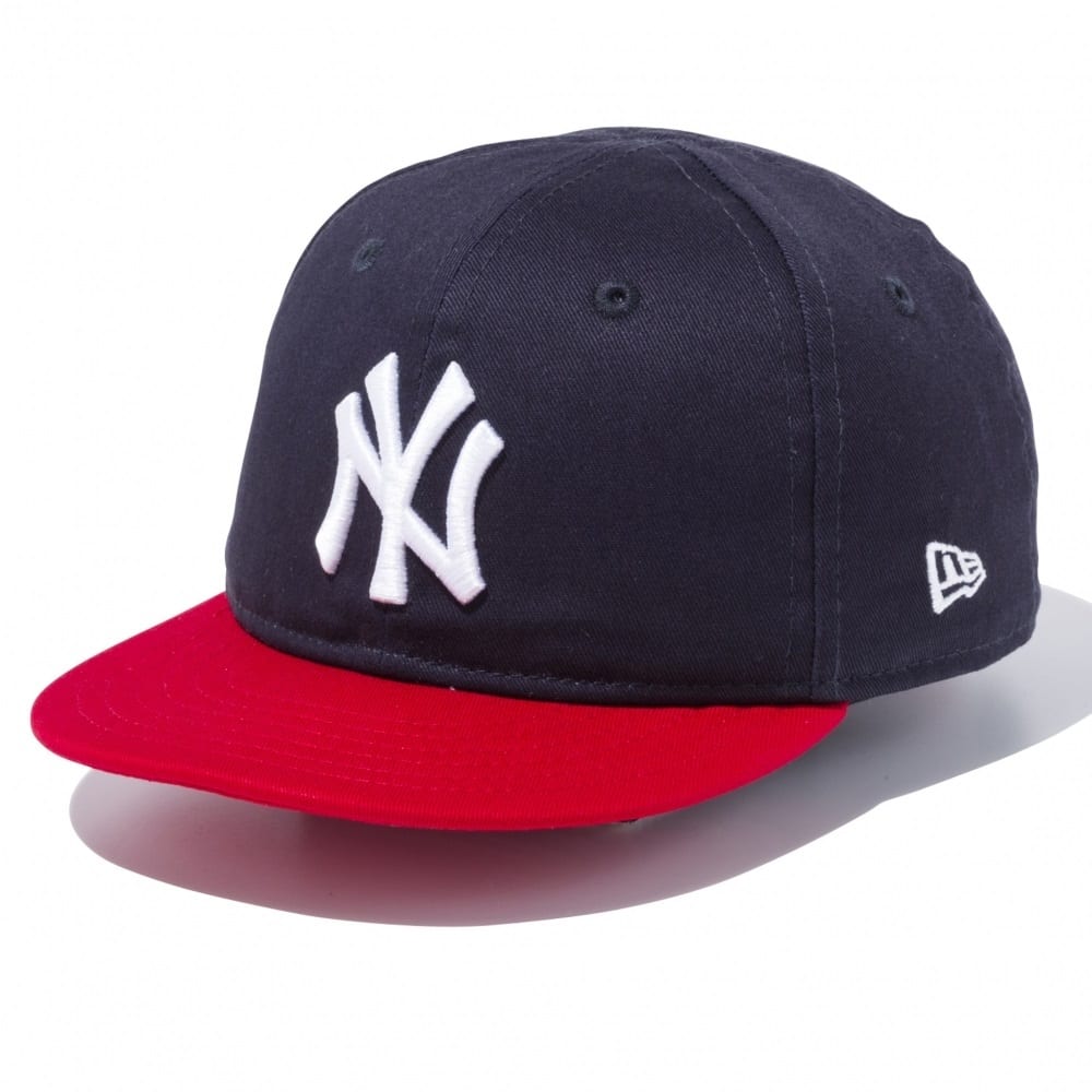 New Era ニューエラ NY ニューヨークヤンキース メジャーリーガーベースボールキャップ MY 1st 帽子（レッド×48-50cm）
