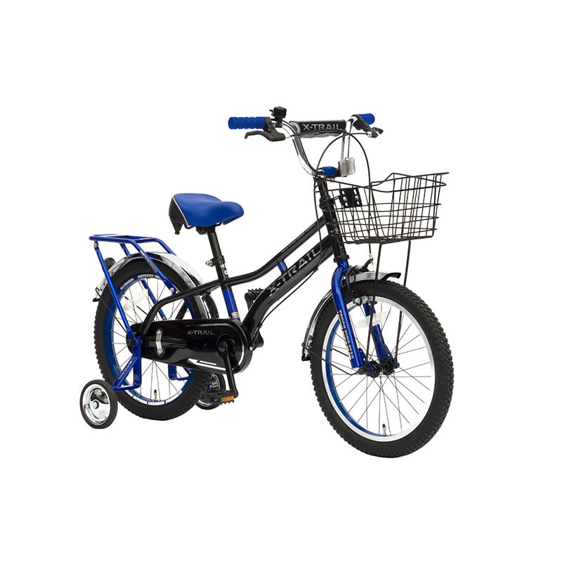 トイザらス限定 18インチ 子供用自転車 X-TRAIL（ブラック×ブルー）
