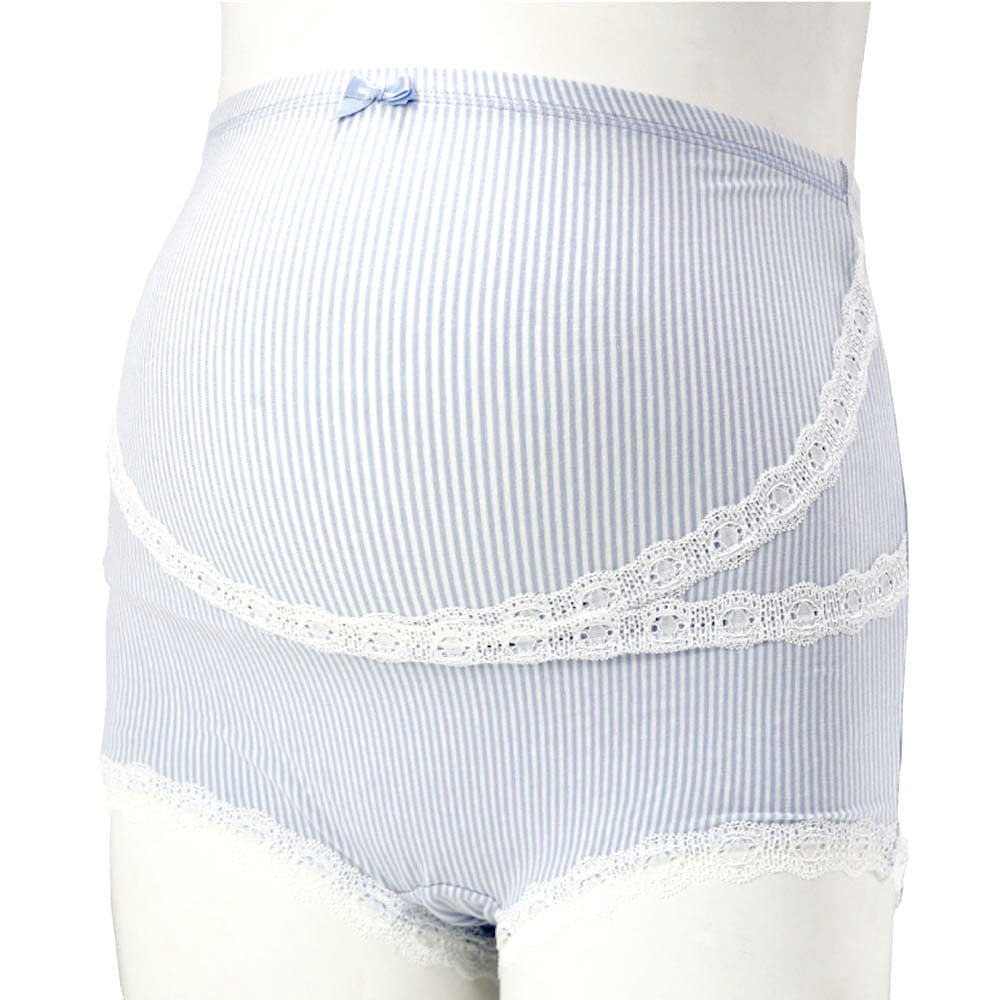 ナルエーコラボ サポートガードル 妊婦帯パンツ（サックス×M）【クリアランス】