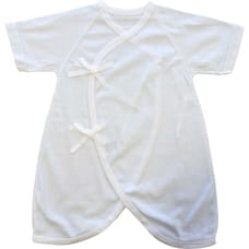 日本製 5枚入り フライス新生児肌着セット（短肌着・コンビ肌着） ゾウ（ブルー×50-60cm） ベビーザらス限定
