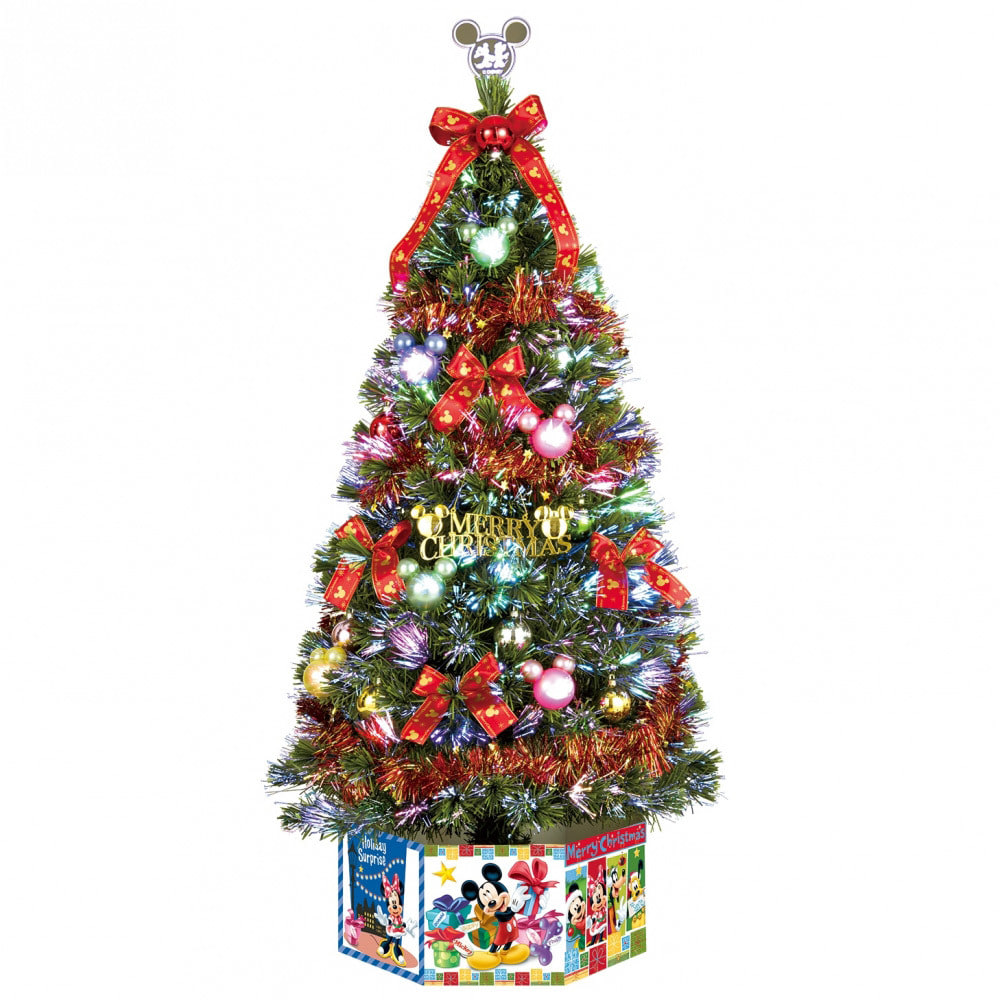 【クリスマスツリー】トイザらス限定 ディズニークリスマス ファイバーセットツリー 120cm グリーン【送料無料】