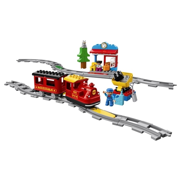レゴ LEGO デュプロ 10874 キミが車掌さん！おしてGO機関車デラックス ...