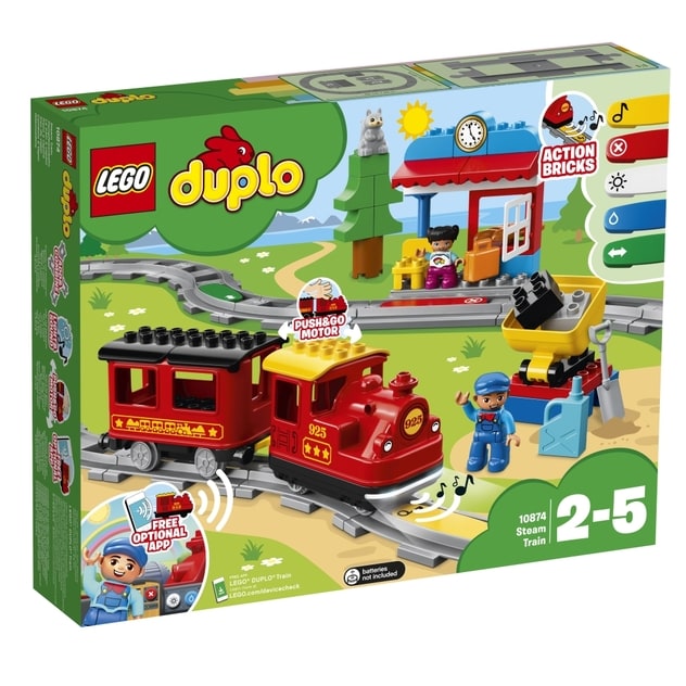 レゴ LEGO デュプロ 10874 キミが車掌さん！おしてGO機関車デラックス ...
