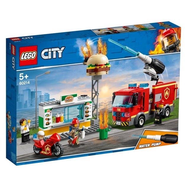 レゴ シティ ハンバーガーショップの火事 トイザらス