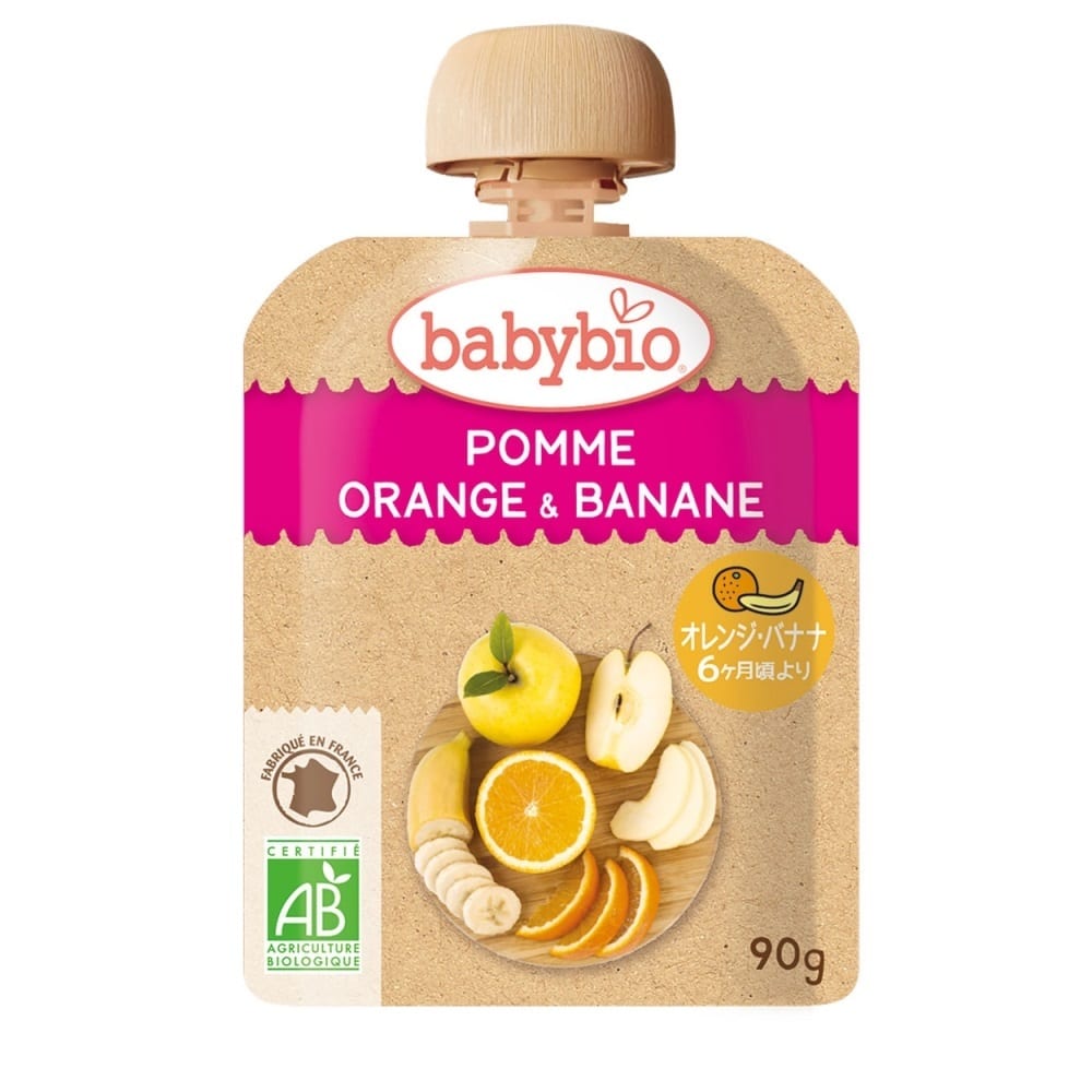  babybio（ベビービオ） アップル・オレンジ・バナナ【6ヶ月~】