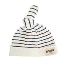 MOOMIN 新生児2WAYドレス 帽子付き 総柄 ムーミンファミリー（ホワイト×50-70cm）
