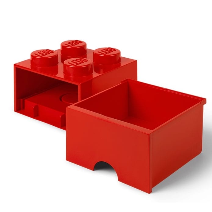 ＜トイザらス＞ レゴ LEGO ブリック ドロワー4 レッド【レゴ LEGO 収納】【オンライン限定】