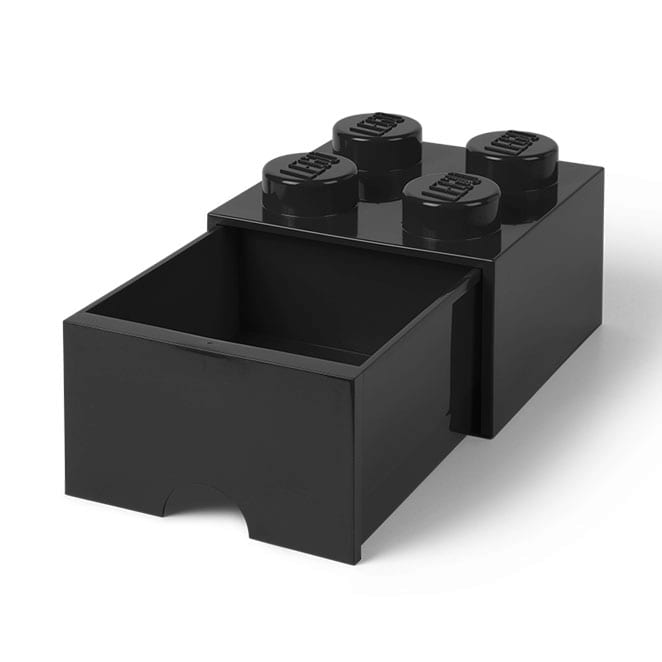 ＜トイザらス＞ レゴ LEGO ブリック ドロワー4 ブラック【レゴ LEGO 収納】【オンライン限定】