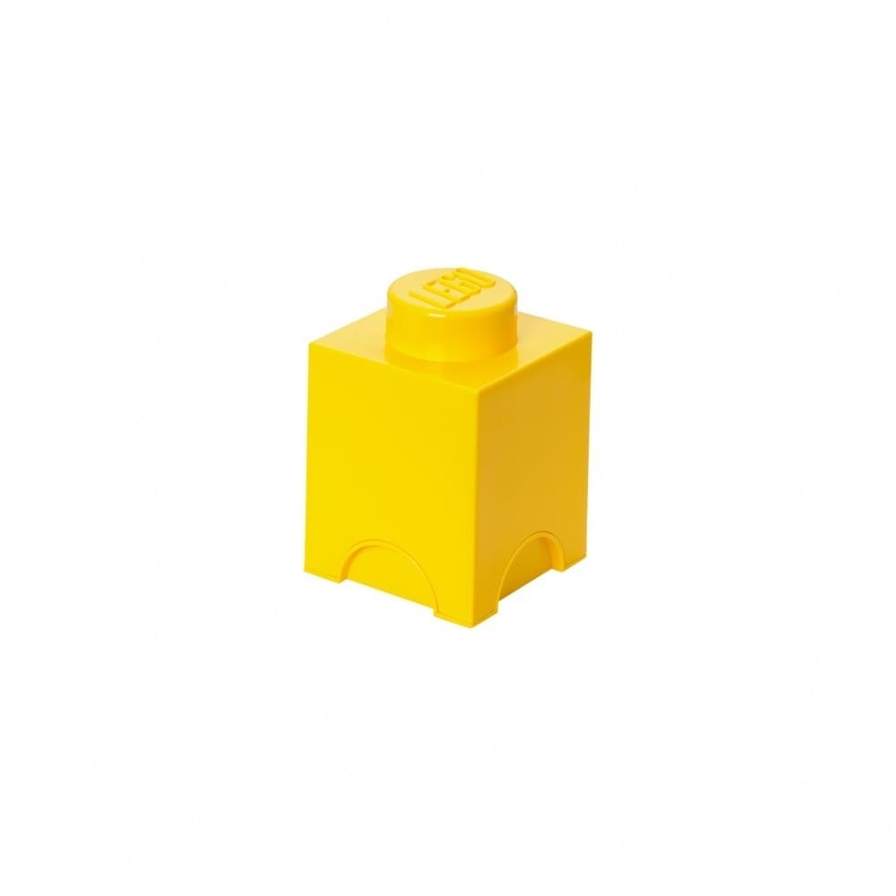 ＜トイザらス＞ レゴ LEGO ストレージボックス ブリック 1 イエロー【レゴ LEGO 収納】【オンライン限定】