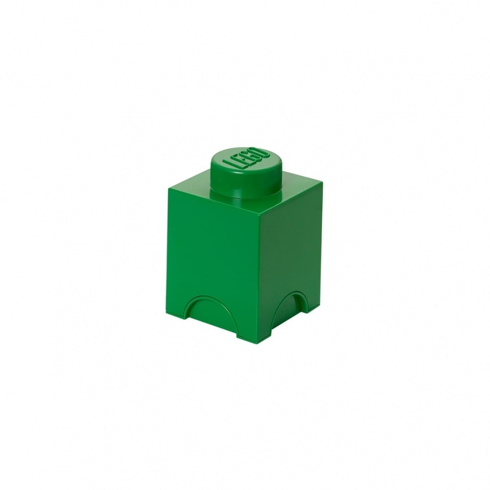 レゴ ストレージボックス ブリック 1 ダークグリーン【レゴ 収納】【オンライン限定】