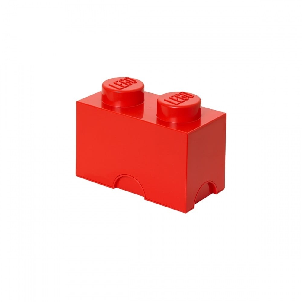 レゴ LEGO ストレージボックス ブリック 2 レッド【レゴ LEGO 収納】【オンライン限定】